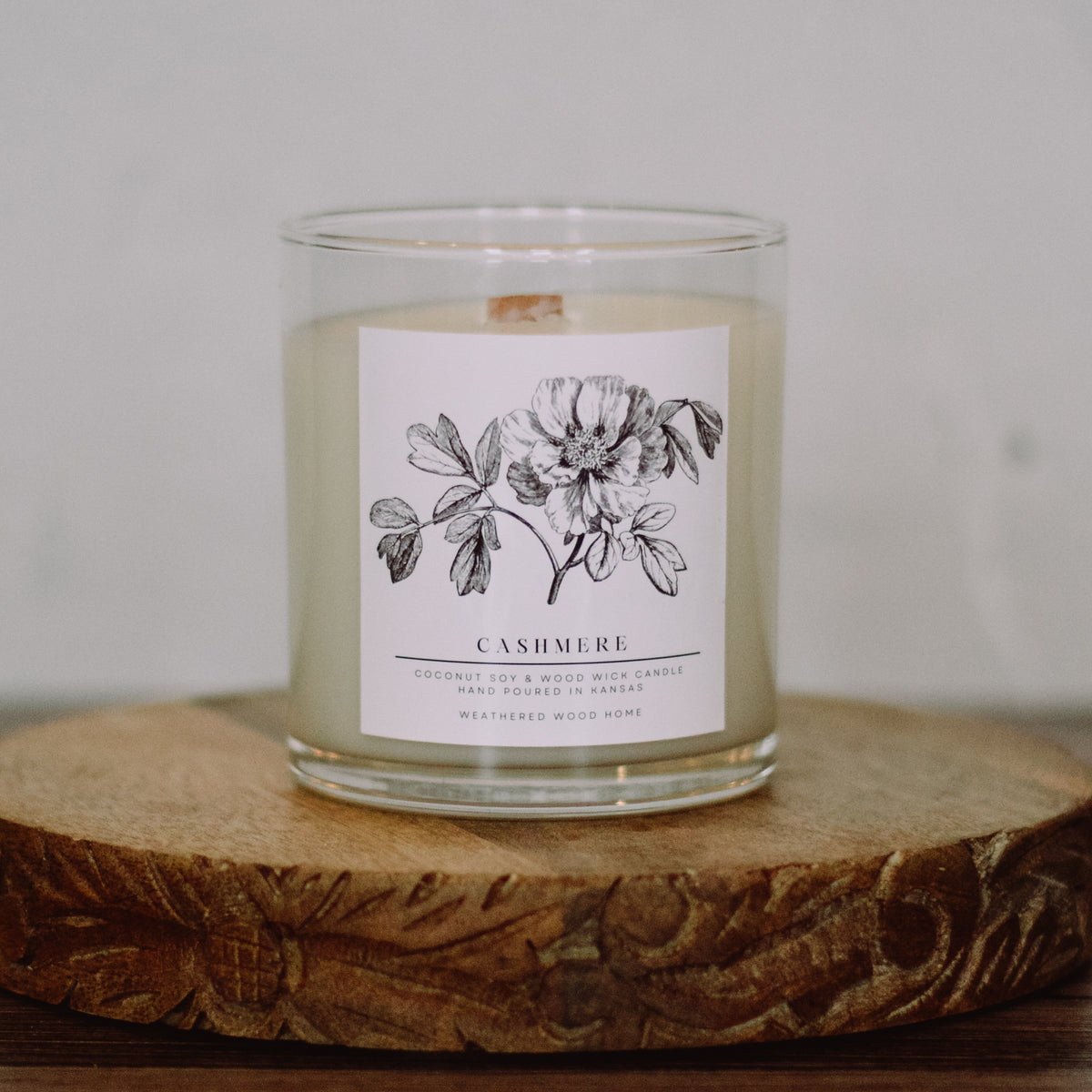 Cashmere - Wood Wick Candle